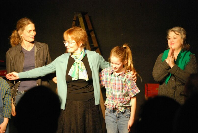 Amy with actors